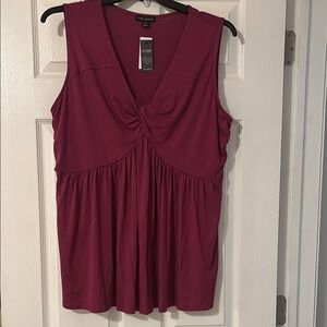 Lane Bryant Knot Front Tank Top